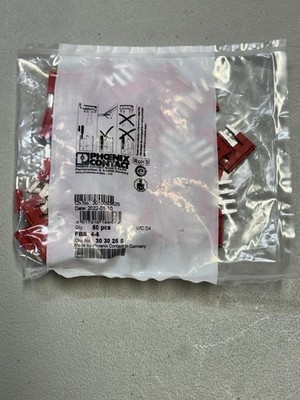 50 pcs  PHOENIX  CONTACT FBS4-6 3030255 Plug In Bridge NEW