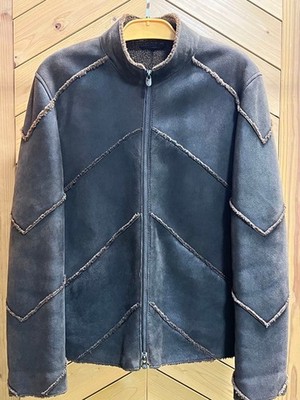 ARMANI COLLEZIONI Armani shearling leather jacket | eBay