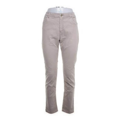 H&M, Chino, Größe: 44, Beige, Einfarbig, Denim, Damen #qFx