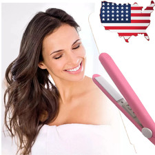Mini Portable Hair Iron Hair Straightener Curler Professional Hair Irons