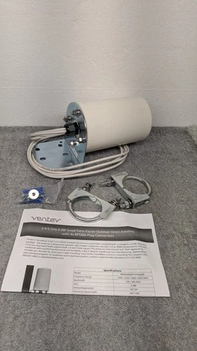 VENTEV M6060060M1D43620M TERRAWAVE 2.4 5 GHZ 6DBI 4 INCH WI-FI ANTENNA CBRCAO