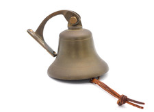 Schiffsglocke Hausglocke aus Metall 0, 65 Kg. massiv Wandglocke Vintage H 16 cm