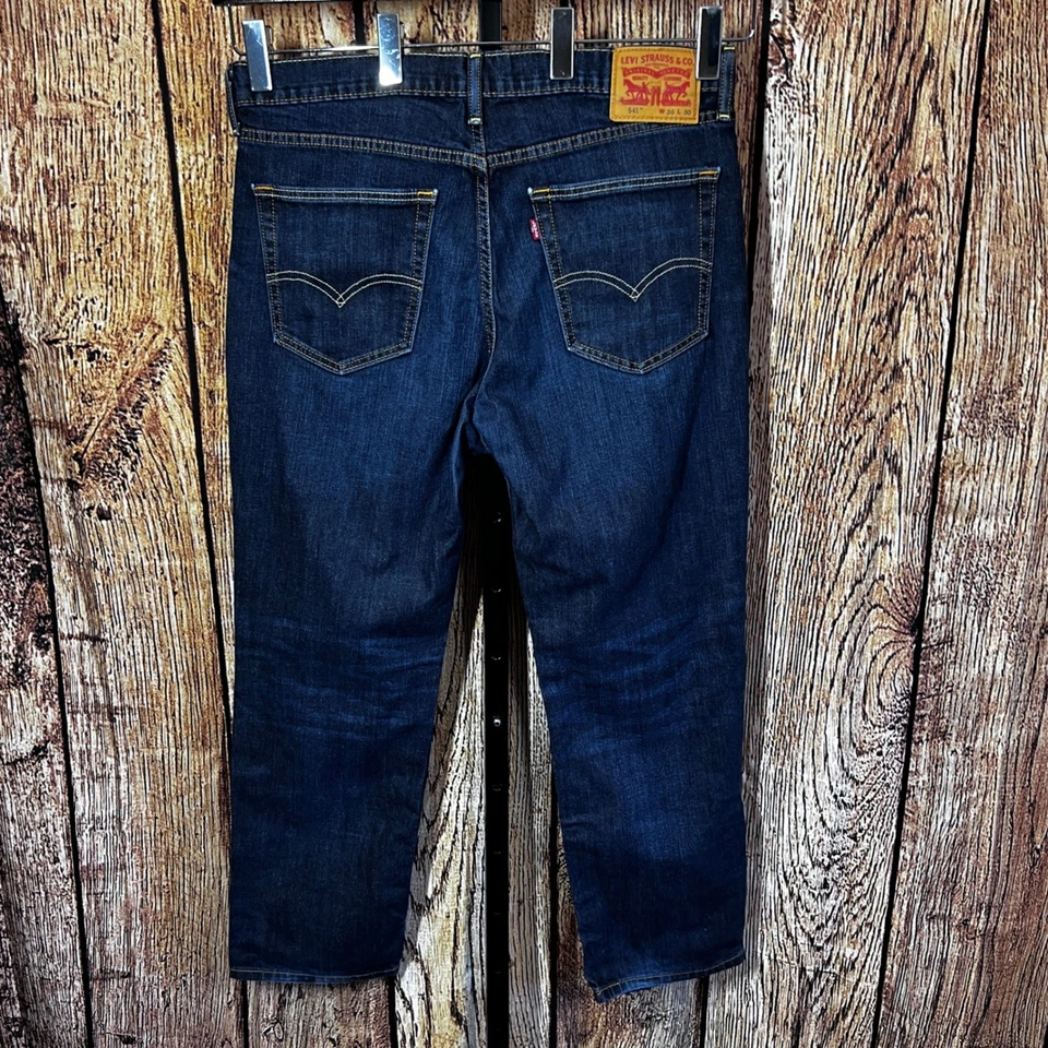 Pantalones de mezclilla para hombre Levi's 541 calce atlético W36 L30 lavado oscuro Foto 2 de 4