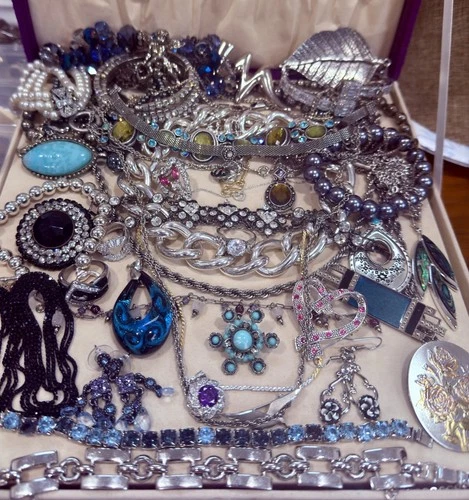 Vintage Estate Costume Jewelry Lot! AVON, TRIFARI  and more!
