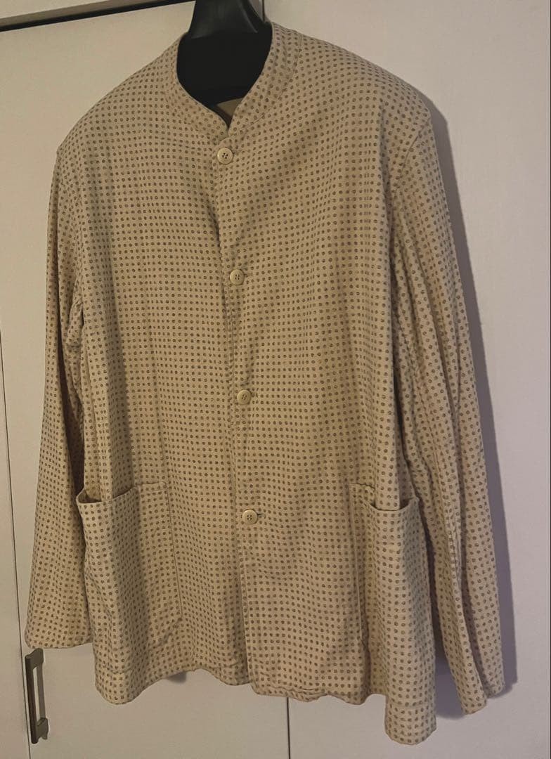 COMOLI SizeS Dot Stand Collar Jacket Jacket V01-0… - image 3