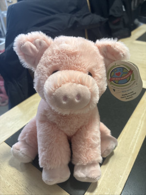 Your Planet Eco weiches Plüschtier Schwein 9 Zoll Tier kuschelig umweltfreundlich Stofftier 100...