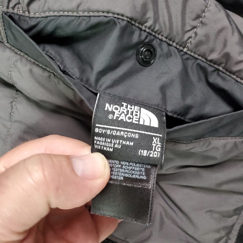 North Face Jacket Boys XL 18/20 Reversible Full Zip Hooded Winter Coat - Picture 13 of 17
