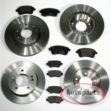 Bremsen Set Ø 300 mm + Ø 268 mm vorne + hinten für Opel Mokka + Chevrolet Trax