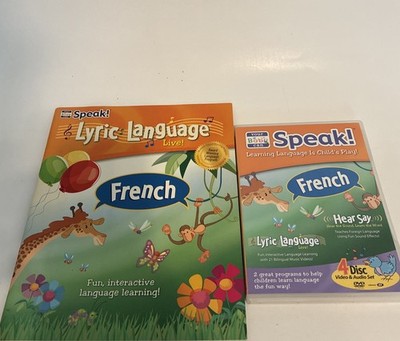 Your Baby Can Speak French Lyric Language Pgm 4Disk Video/Audio & Activity Book