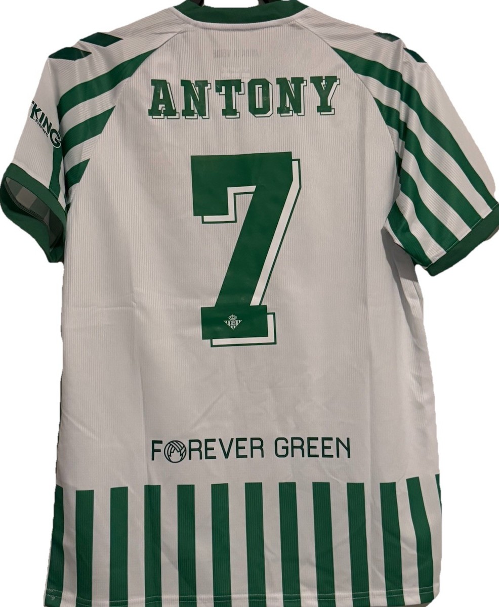 BNWT! #7 ANTONY Real BETIS x Hummel SPECIAL EDITION UECL Final