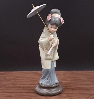 LLADRO 4988 Spring Geisha with Parasol Porcelain Figurine | eBay