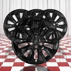 Set of 4 Gloss Black 20" Wheel Skins for 2019-2026 Chevy Silverado