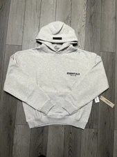 Size Medium - Fear of God Essentials Light Oatmeal SS22 Hoodie