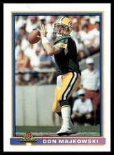 Don Majkowski 1991 Bowman #176 Green Bay Packers 32288 Football Card
