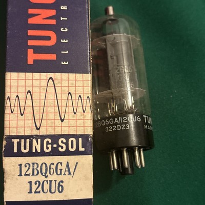 NOS NIB TUNG SOL 12BQ6GA/12CU6 Tube Antique Radio Electron Vintage Audio Vacuum