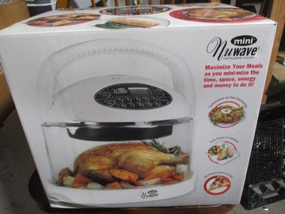 NuWave Mini Oven Model 20101 Infrared Digital White With Cookbook  New In Box