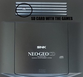 READ INFO- CD SNK Console Neo Geo Neo SD loader SDloader