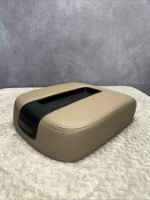 TAN FRONT CENTER CONSOLE LID ARMREST COVER Fit 07-14 GMC SIERRA CHEVY SILVERADO