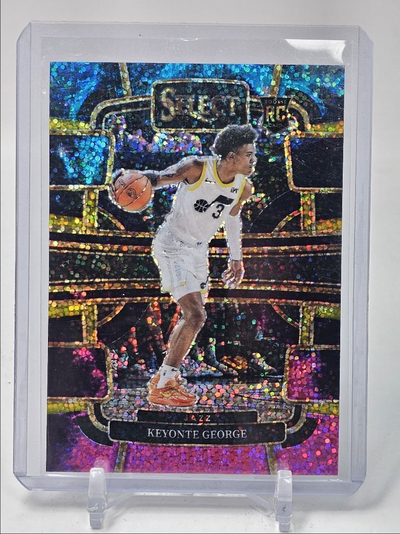 KEYONTE GEORGE 2023-24 SELECT CONCOURSE ROOKIE COSMIC PRIZM SP RC Q5690