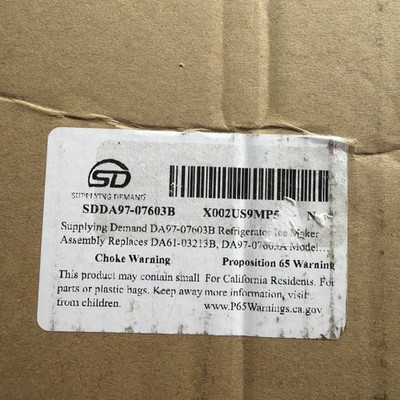 Supplying Demand DA97-07603B Refrigerator Ice Maker OPEN BOX NEW MSRP $103