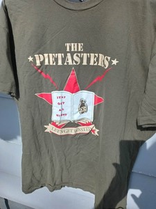 The Pietasters  LET'S GET WASTED  green Ska T shirt  sz 2XL EUC