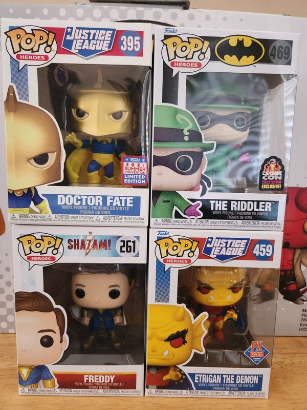 dc comics funko lot