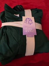 Stars Above Cozy Pajama Set Womens XSmall Plaid Long Sleeve Shirt  Pant Holiday