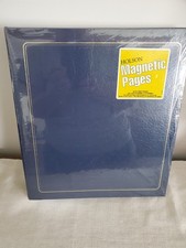 Holson Photo Album Magnetic Page Self-Stick 3-Ring 100 Pages 50 Sheets NOS