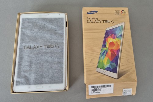 Samsung Galaxy Tab S 8.4" WiFi + 4G 16GB Unlocked Smart Tablet White -Boxed - Picture 7 of 10