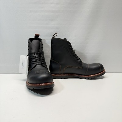 BMW Motorrad Pureshifter Men's Motorcycle Boots Black Leather Size 45 / US 11.5