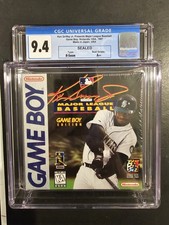 Ken Griffey Jr. Presents Major League Baseball Gameboy 1995 CGC 9.4 A++ SEALED