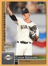 CONOR GILLASPIE FRANCISCO GIANTS #252 - UPPER DECK FIRST EDITION NM-MT 2009