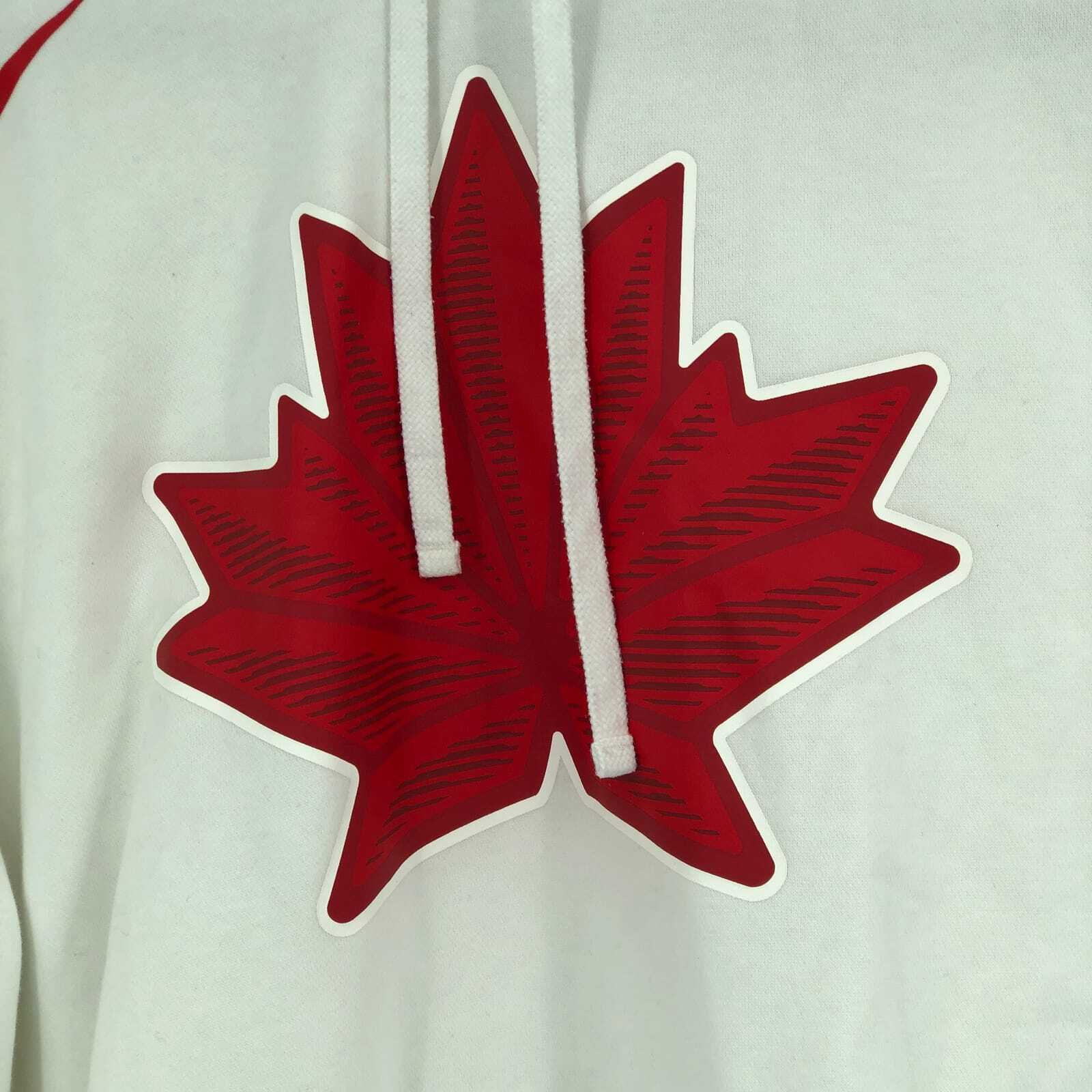 Nike White & Red Basic Pullover Sweatshirt | Long… - image 3