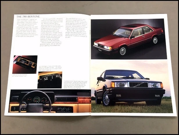 1988 Volvo 780 Bertone Coupe Limited Edition Original Sales Brochure Catalog Foto 3 de 4