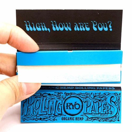 3 Boxes "Flowing Bamboo" Hemp Rolling Papers 77*45mm 3000 leaves smoking RYO - Imagen 2 de 5
