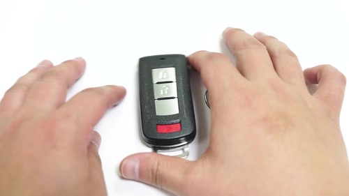 2 FOR 2008-2020 MITSUBISHI OUTLANDER SPORT REMOTE KEY FOB OUC644M-KEY-N 8637A316 - Video 1 of 1