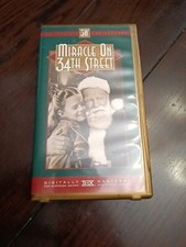 MIRACLE ON 34TH STREET VHS - 50TH ANNIVERSARY - CLAMSHELL CASE Fast Shipping 🎥