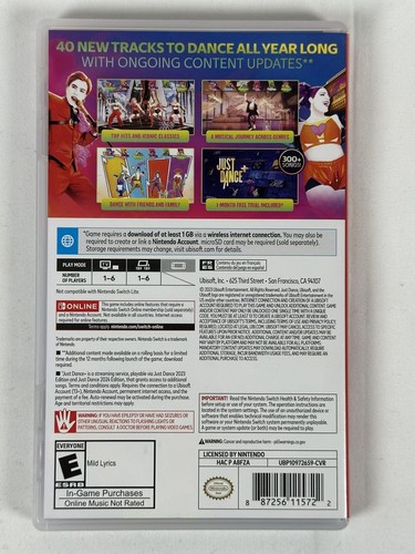 Just Dance 2024 Edition Original Box Case Only Nintendo Switch - Picture 2 of 2