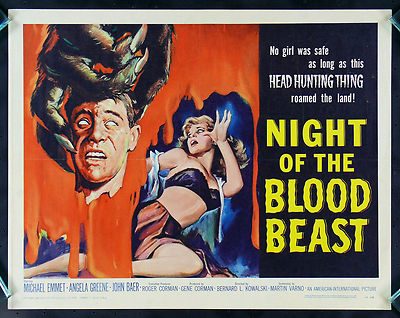 NIGHT OF THE BLOOD BEAST * CineMasterpieces MONSTER HORROR MOVIE