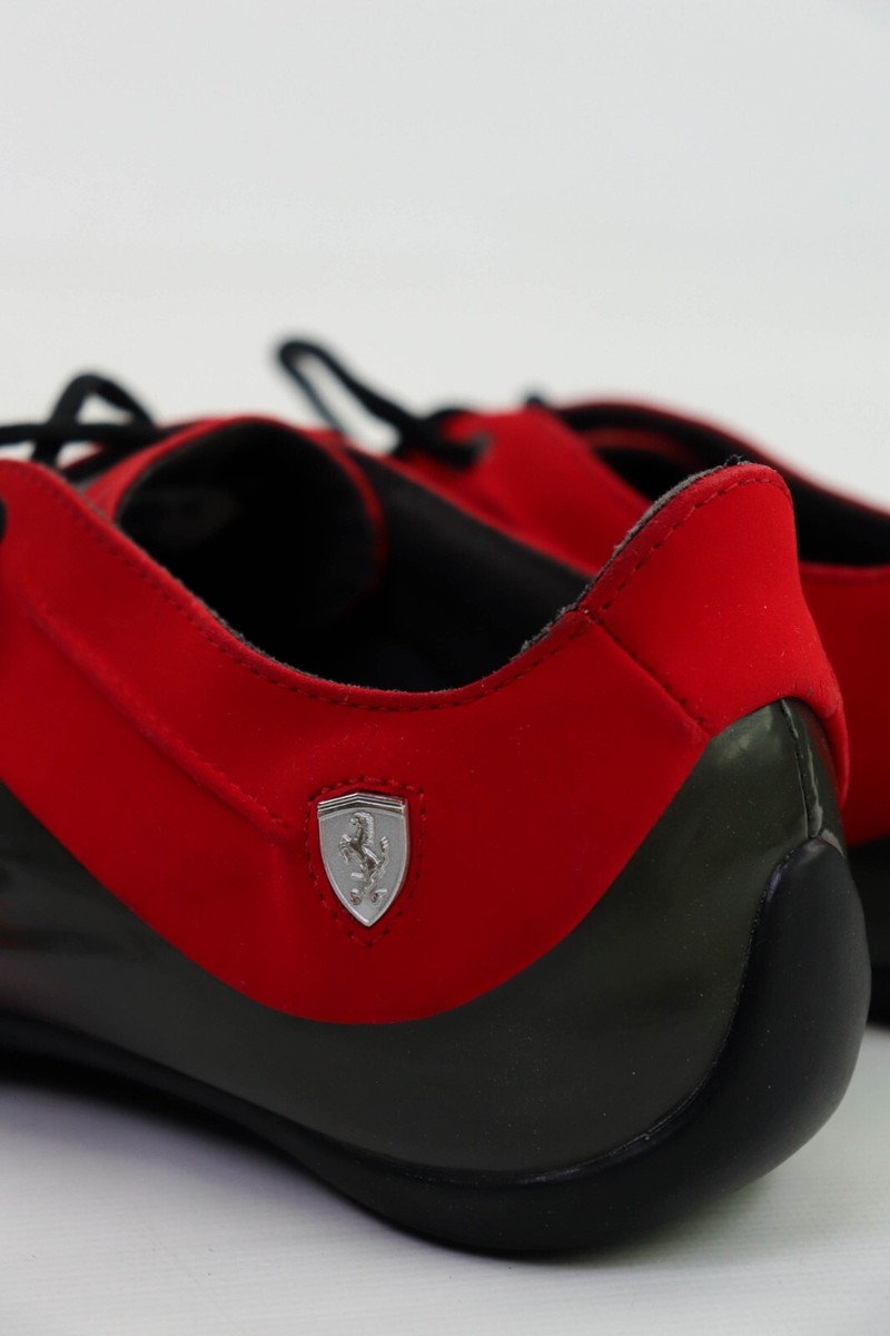 Puma x Ferrari Y2K Vintage 00s Red Low-Top Sneakers Size UK8 EUR42 