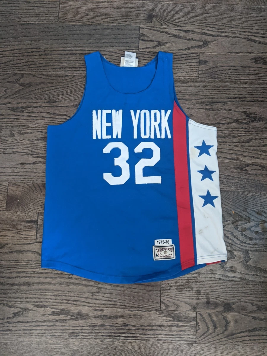 Vintage Julius Erving Dr. J New York Nets 75 76 Mitchell Ness Jersey
