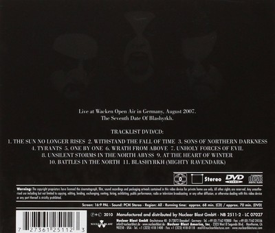 IMMORTAL ''THE SEVENTH DATE OF BLASHYRKH'' CD+DVD NEU