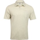 Ashworth Jersey Mini Stripe Golf Shirt Navy (M) Ae5419 Mid Grey Heather