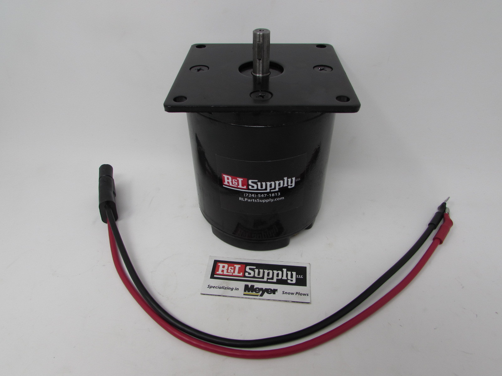 MEYER & BUYERS SALT SPREADER ELECTRIC SPINNER MOTOR 1/2" SHAFT W
