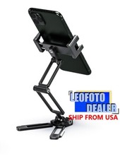 Leofoto PS-4 Foldable Multi-Functional Smartphone Clamp Black