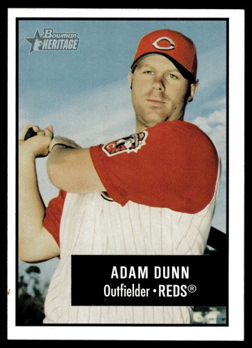 2003 Bowman Heritage Adam Dunn #62 card