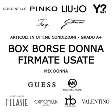 BOX BORSE FIRMATE STOCK BAG USATE DI MARCA DONNA SECONDHAND VINTAGE BRANDED A+