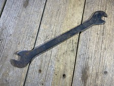 VINTAGE ANTIQUE BIKE BICYCLE CYCLO PEDAL WRENCH 15MM TOOL MADE IN ENGLAND USED