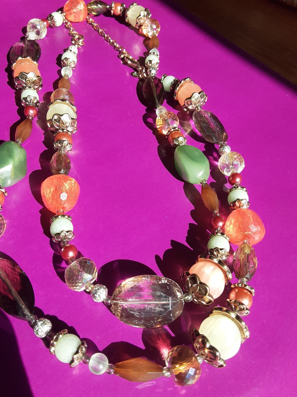 NATURAL STONE STIRLING STYLE 2 Statement piece Ne… - image 11