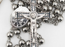 Mens Stainless Steel Rosary (Welded)